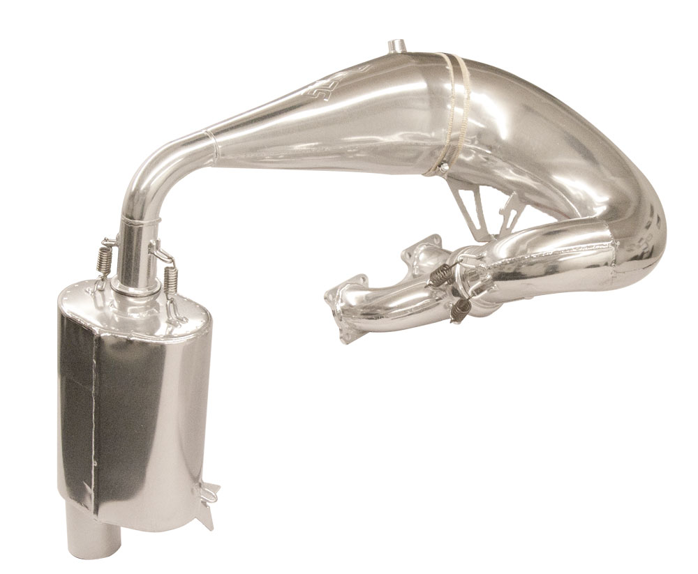 (Second) 2012-16 M8, M8000, F8, XF 800, XF 8000 & ZR 8000 Single Pipe Kit-Polished Ceramic