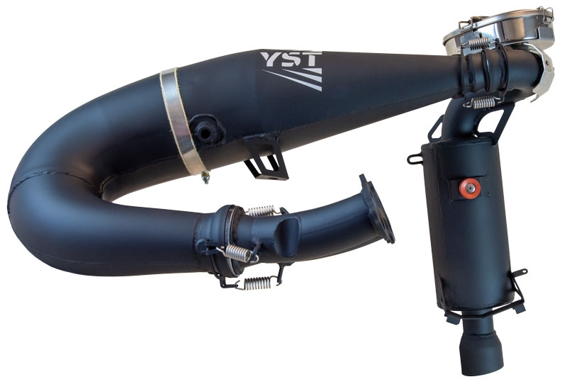 2019-27 Polaris 850 Axys/Matryx Competition Series ULTRA-LITE™ Single Pipe Set-Black Satin Ceramic