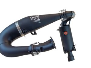 2019-27 Polaris 850 Axys/Matryx Competition Series ULTRA-LITE™ Single Pipe Set-Black Satin Ceramic 