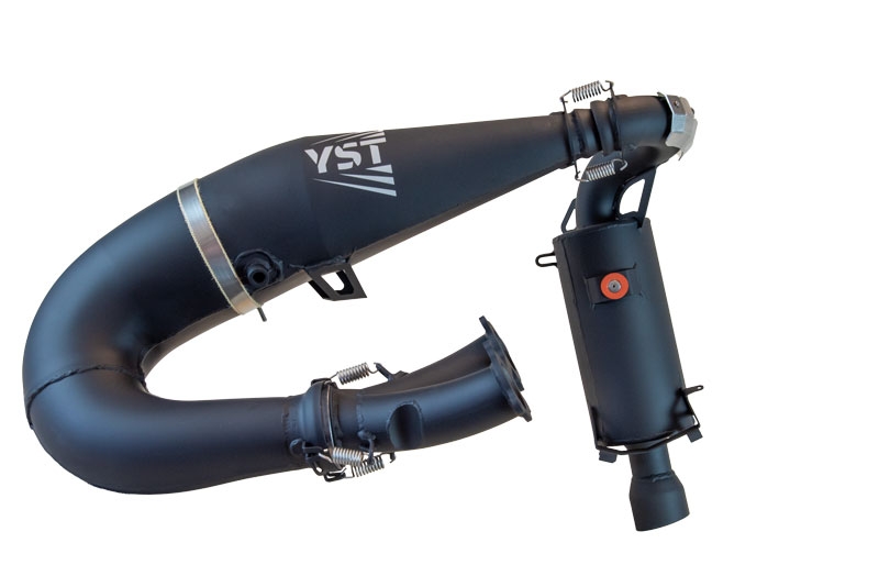 2019-27 Polaris 850 Axys/Matryx Competition Series ULTRA-LITE™ Single Pipe Set-Black Satin Ceramic