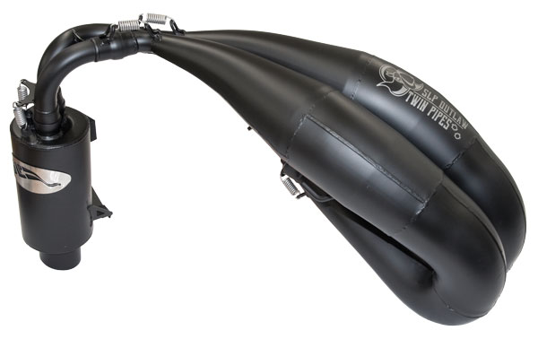 Outlaw Twin Pipes for Polaris 850 RMK and Khaos Axys (All Models) and SKS (155)