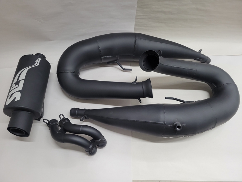 (Second) Outlaw Twin Pipes for 2022-27 Polaris 850 Matryx RMK and Khaos