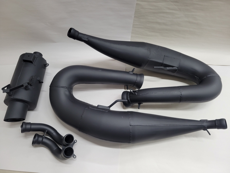 (Second) Outlaw Twin Pipes for 2022-27 Polaris 850 Matryx RMK and Khaos