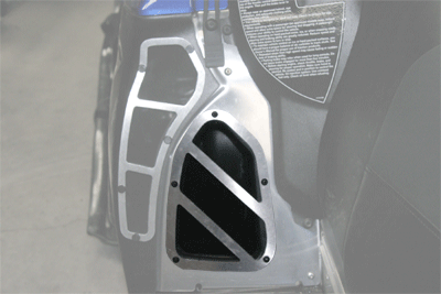 SLP Footwell Vents for 2007-11 Polaris RMK Raw Chassis