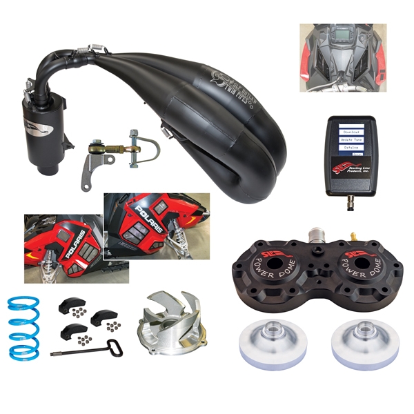 Outlaw Twin Pipes™ Stage 2: 2019-22 Polaris 850 RMK and Khaos Axys (All Models) and SKS(155")